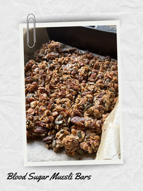 blood sugar friendly muesli bars