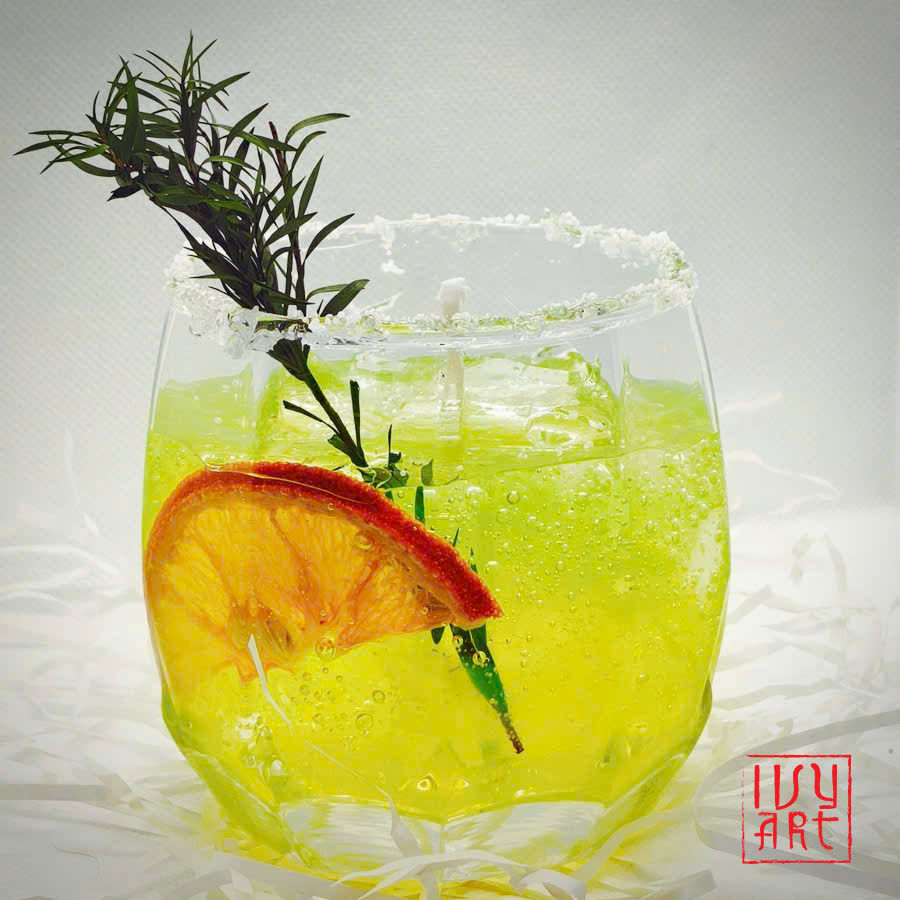 ivy art scented candles orange cocktails
