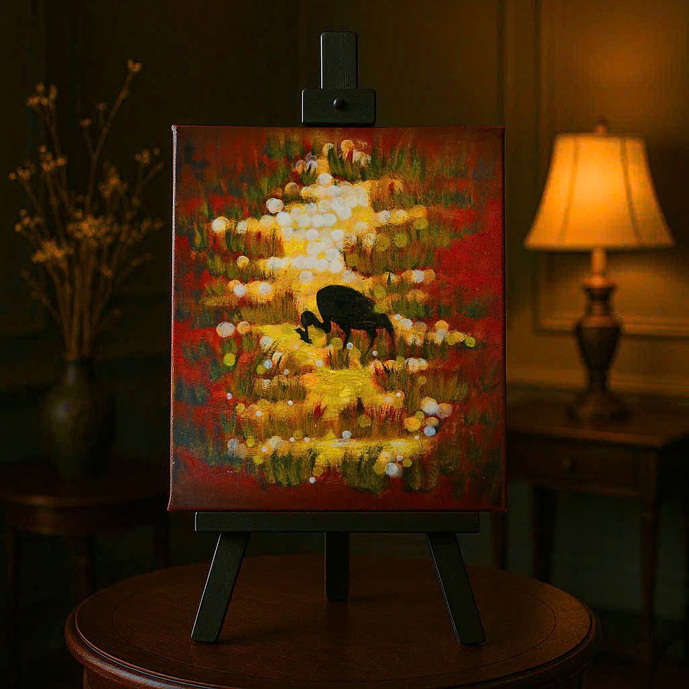 ivy art hand painting