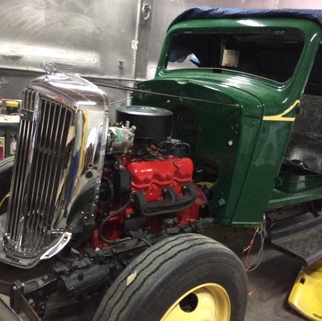 Fitted with a GMC V6