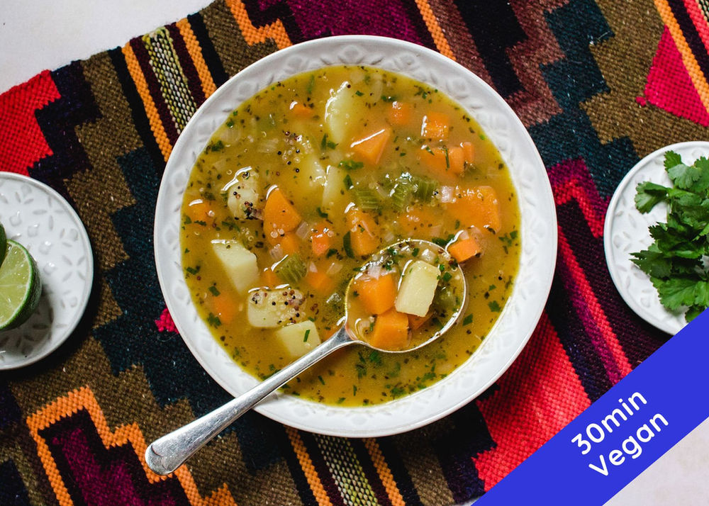 Peruvian Superfood Quinoa Soup (Sopa de Quinua)