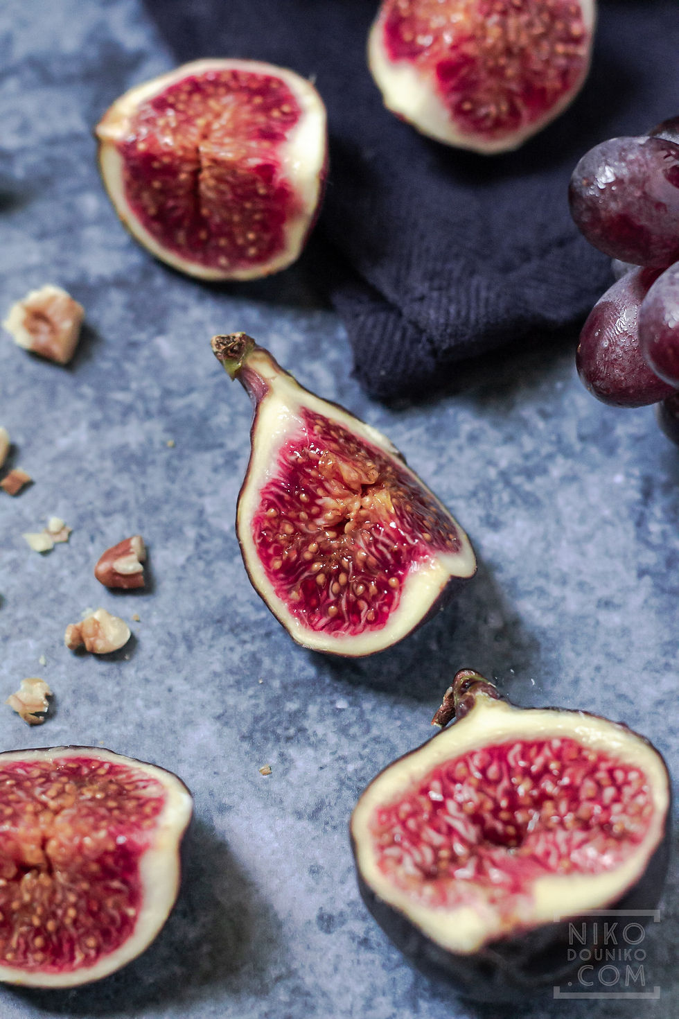 Figs and Blue Cheese Tart with Caramelised Onions