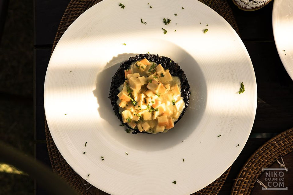 Seafood risotto at Beluga