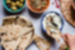 Greek pita bread greek dips