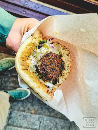Street Falafel somewhere in the Middle East