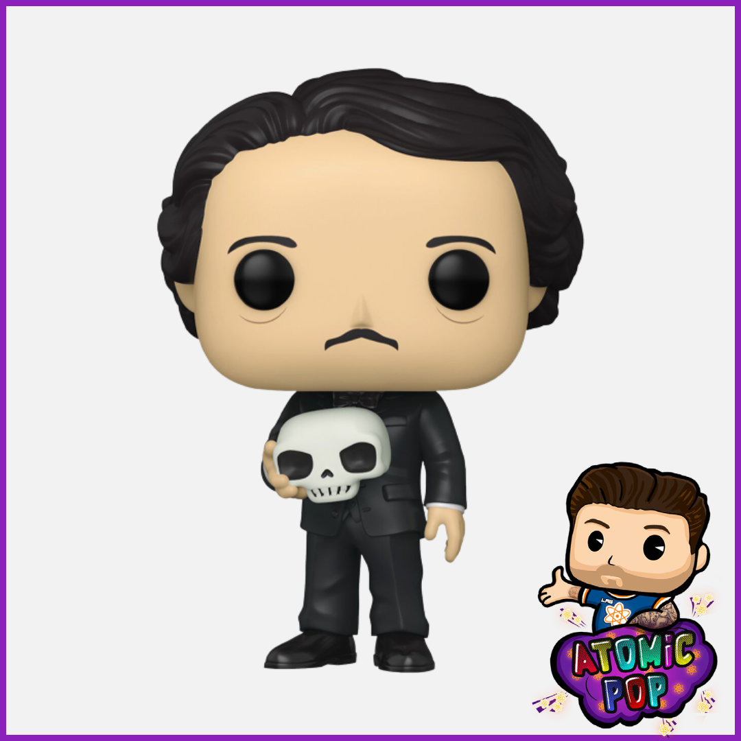 Edgar Allen Poe with Skull #21