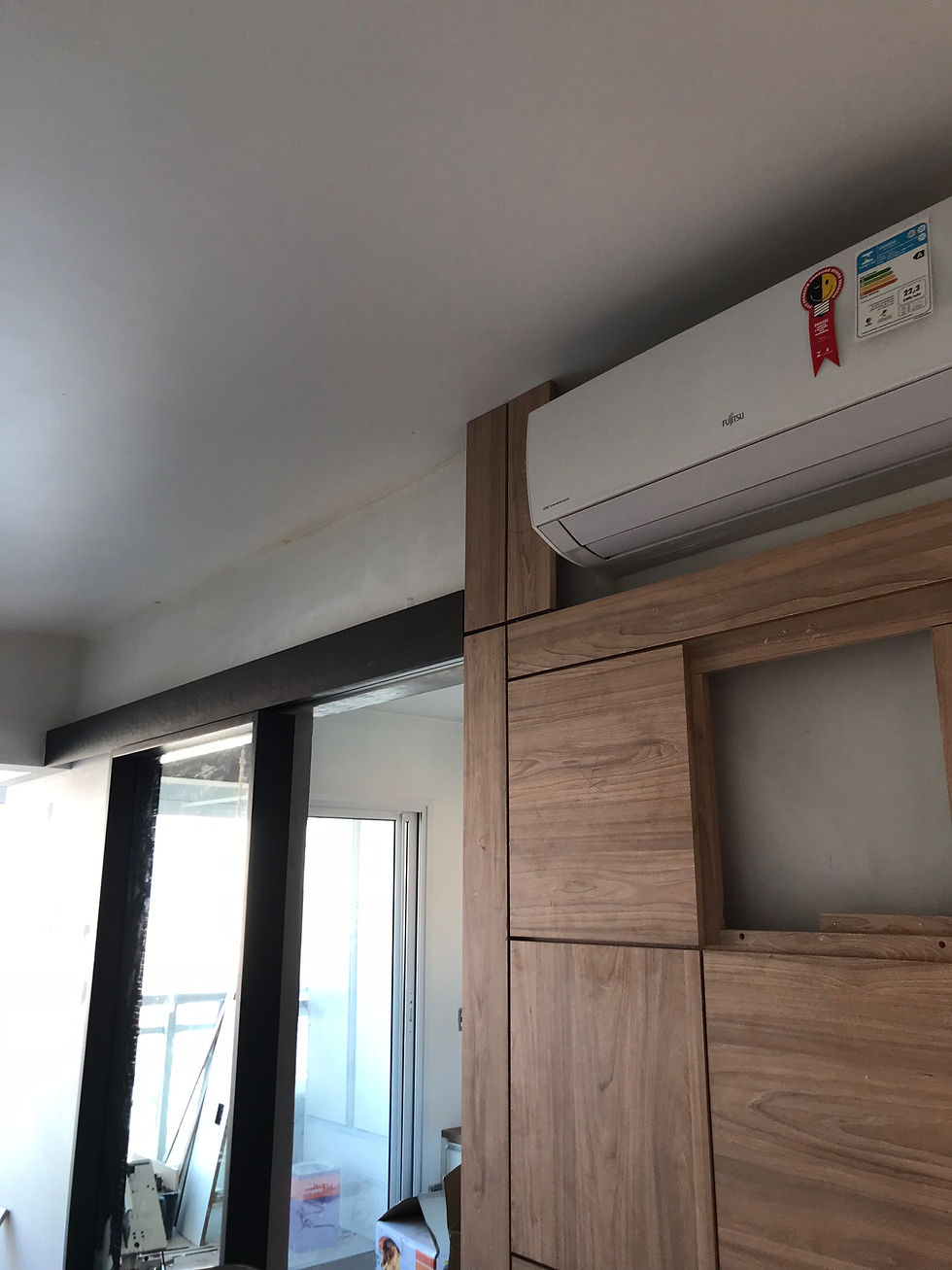 Ar condicionado do apartamento
