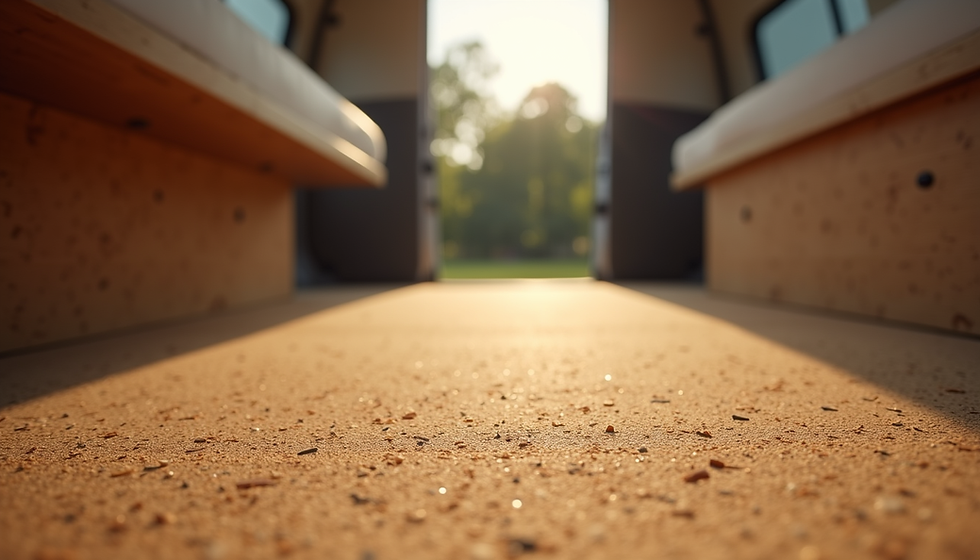 Die besten Bodenbeläge für deinen Camper für warme Füße im Winter und kühle Füße im Sommer