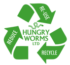 Hungry Worms Recycling logo
