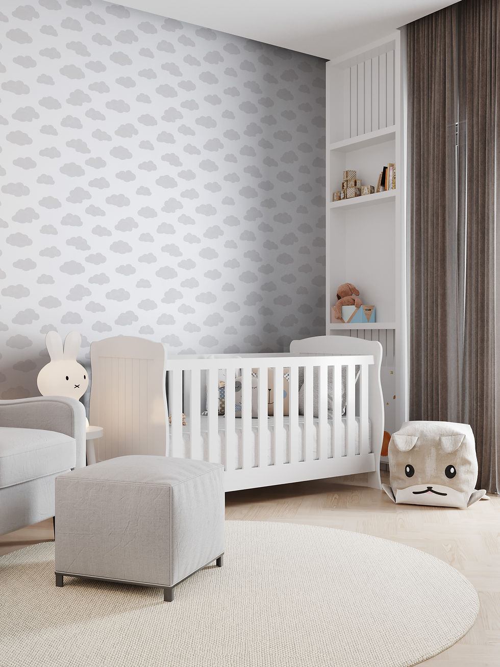 Escolher papéis de parede infantis