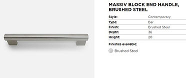 Massiv Block End Handle Brushed Steel.jpg