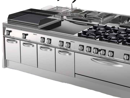 PROFESSIONAL COOKING RANGES Arilco offers a wide choice of horizontal cooking solutions