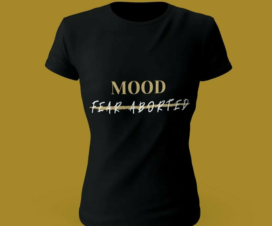 Short-Sleeve Unisex T-Shirt black shirt MOOD FEAR ABORTED