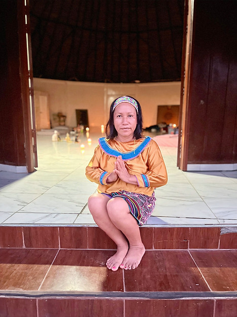 Santun Yabe Ayahuasca Shaman at Modern Ancient Sanctuary