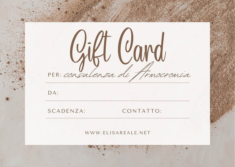 Gift card Armocromia