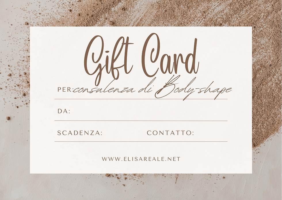 GIFT CARD Body-shape