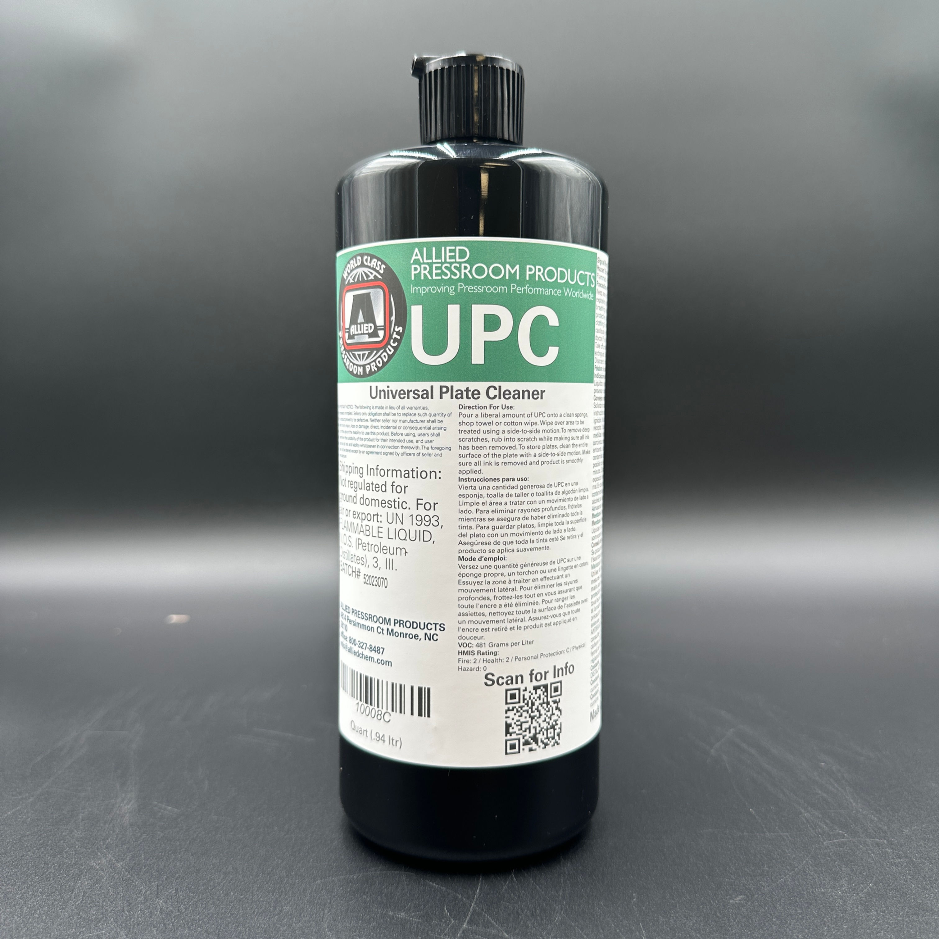 UPC (Universal Plate Cleaner)