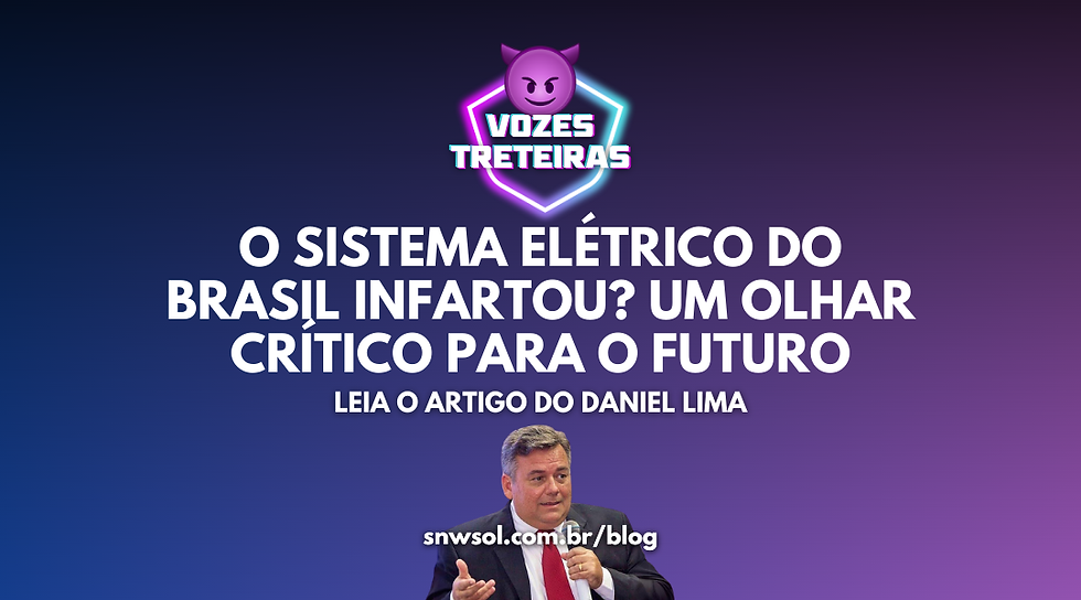 O Sistema Elétrico do Brasil Infartou? Um Olhar Crítico para o Futuro
