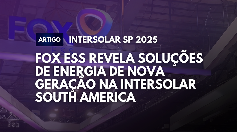 Créditos: Assessoria SNW.SOL