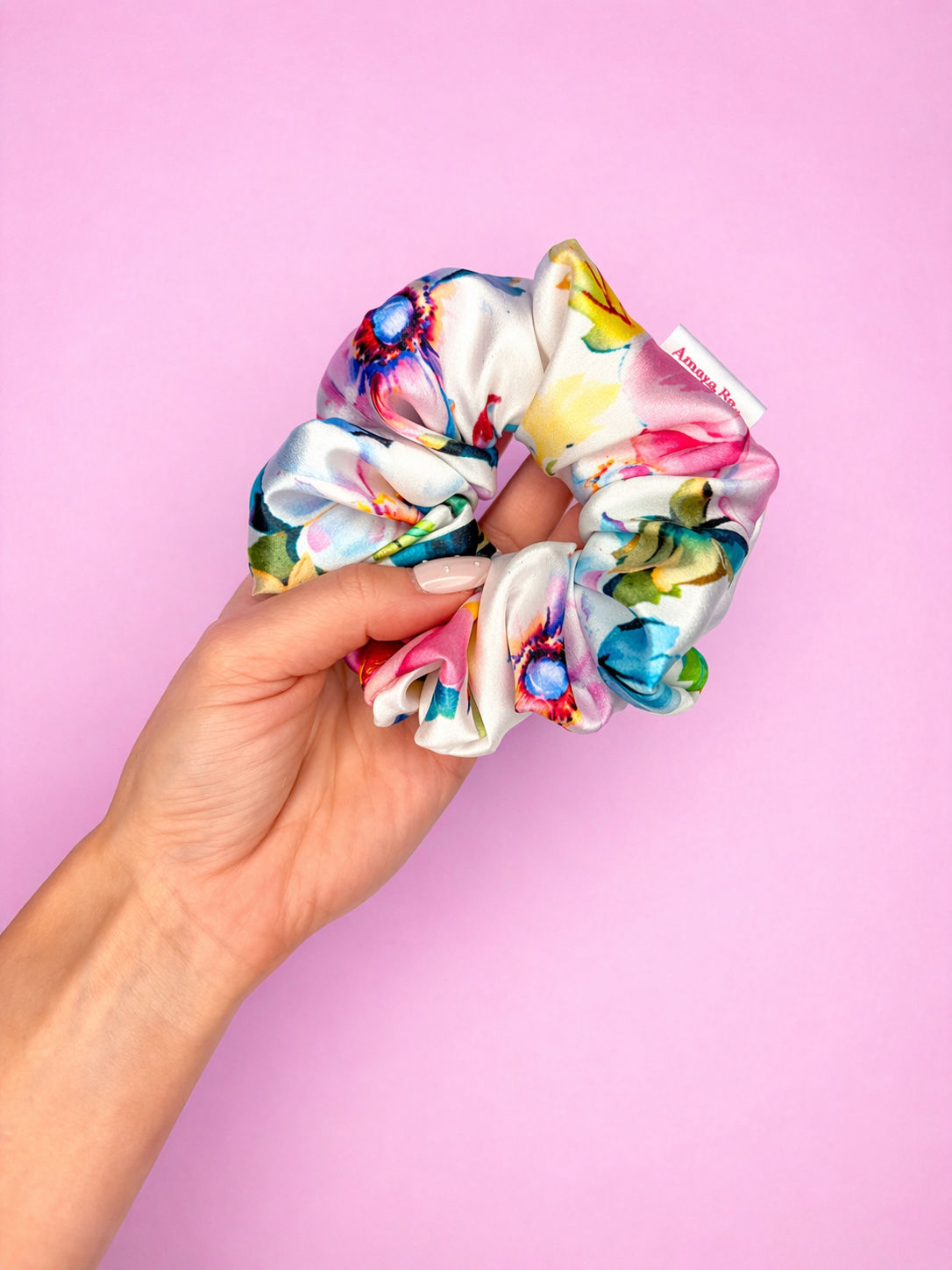 Hannah - L Satin Scrunchie