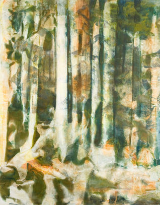 DETOUR, 2011, 
acrylique sur toile, 
146 x 114 cm