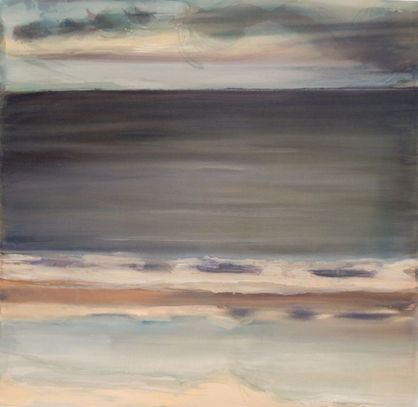 MAREE 12, 2014,
acrylique sur soie,
122 x 122 cm