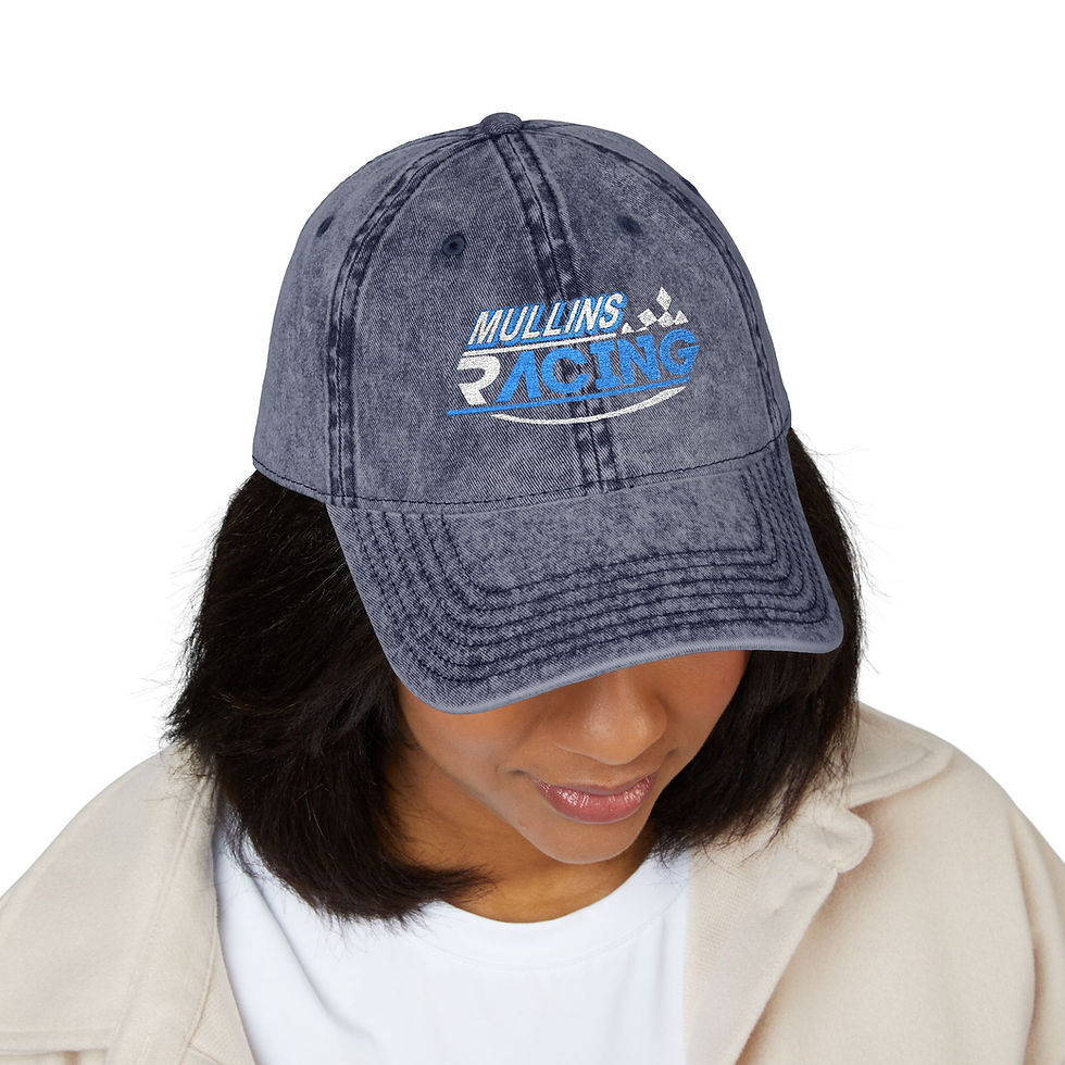 Thumbnail: Vintage Racing Embroidered Cap