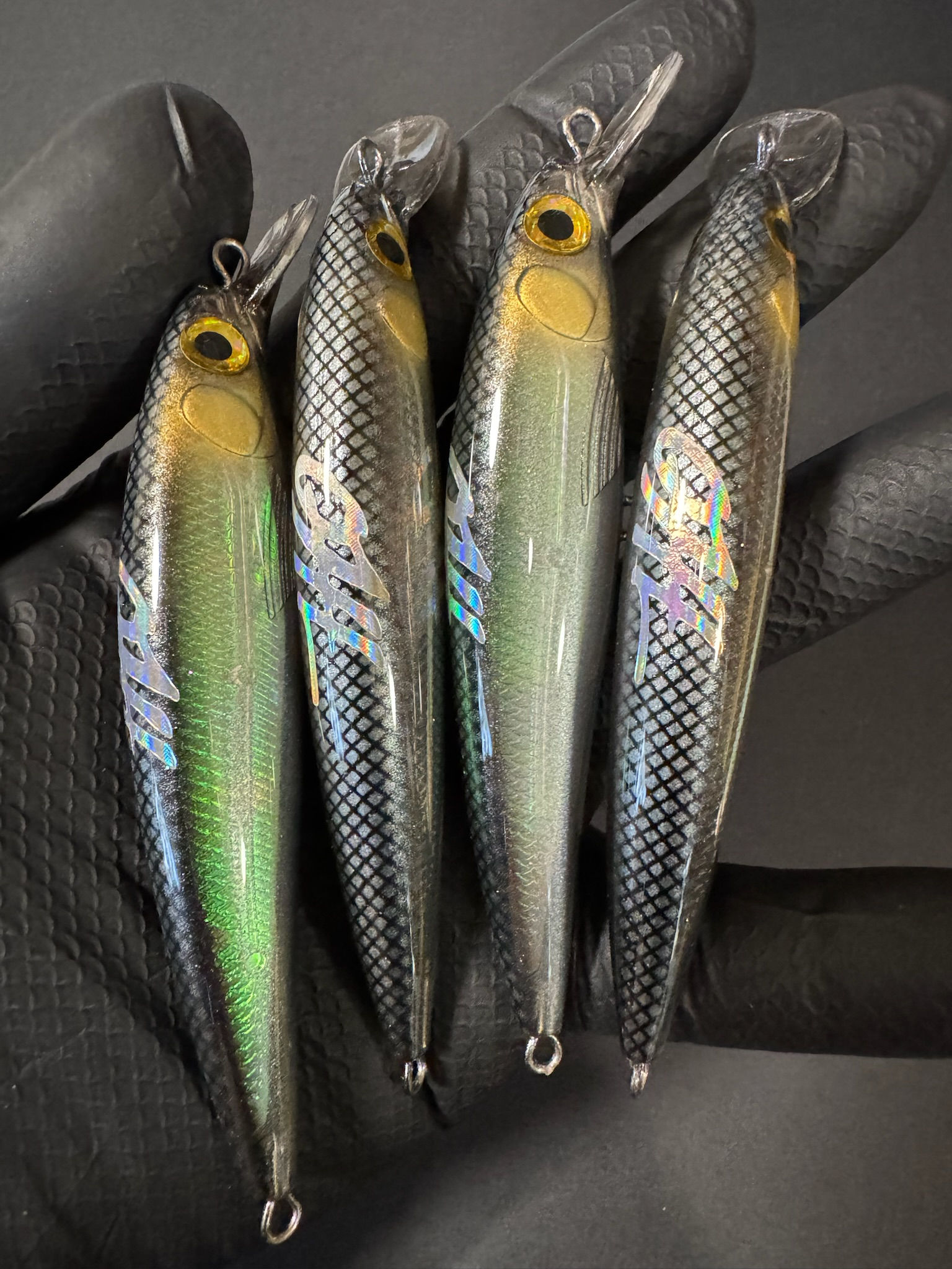 100mm Sidekick Micro divers, color 2 -sardine baitfish