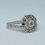 Thumbnail: 14kt White Gold 1.35ctw Diamond Engagement Ring Set