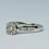 Thumbnail: 14kt White Gold 0.50ctw Diamond Engagement Ring Set