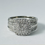 Thumbnail: 10kt White Gold Diamond Engagement Ring with Matching Diamond Jacket