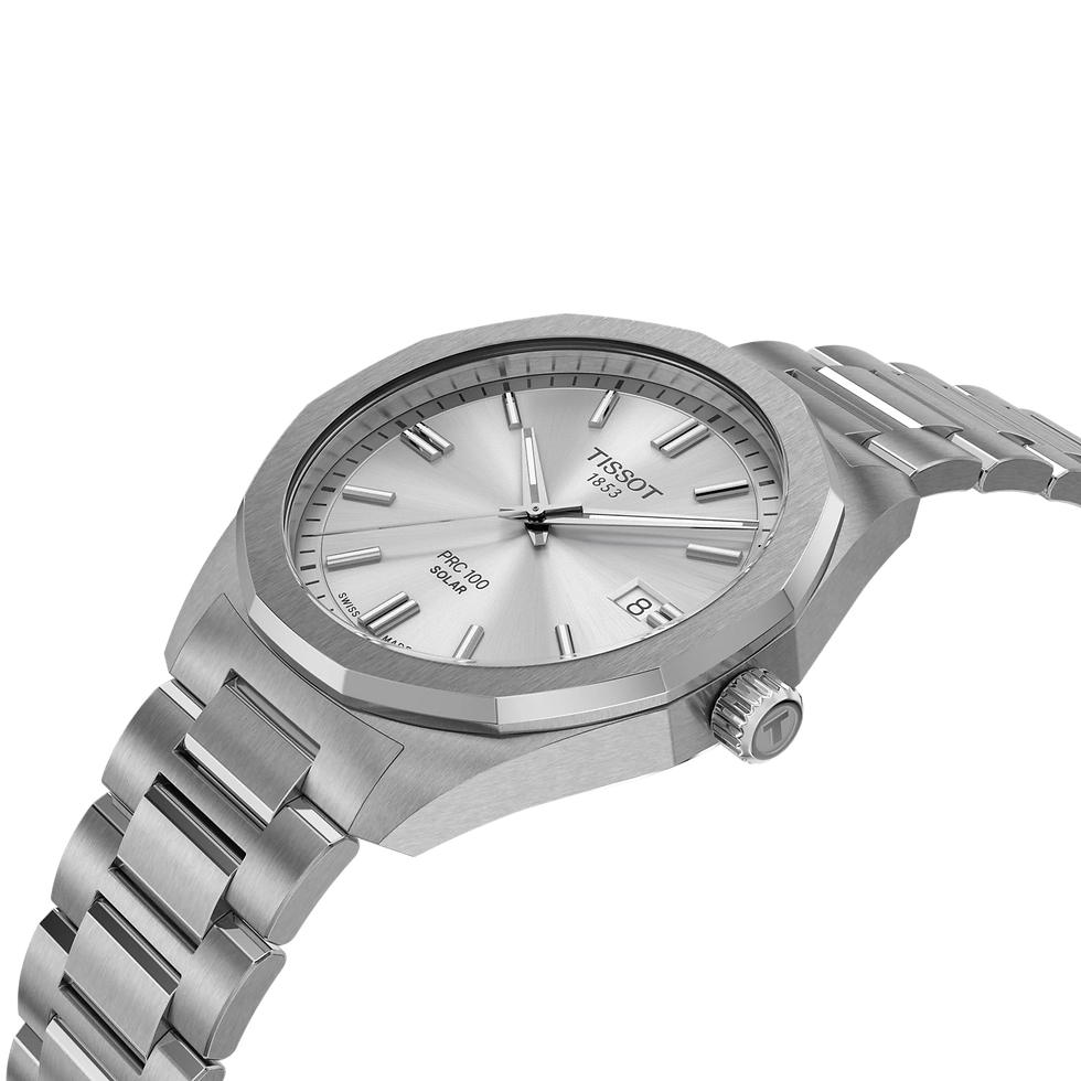 Thumbnail: TISSOT PRC 100 SOLAR QUARTZ 39MM