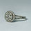 Thumbnail: 14kt White Gold Diamond Halo Engagement Ring
