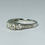 Thumbnail: 14kt White Gold 1.00ctw Past, Present, Future, Diamond Ring Set