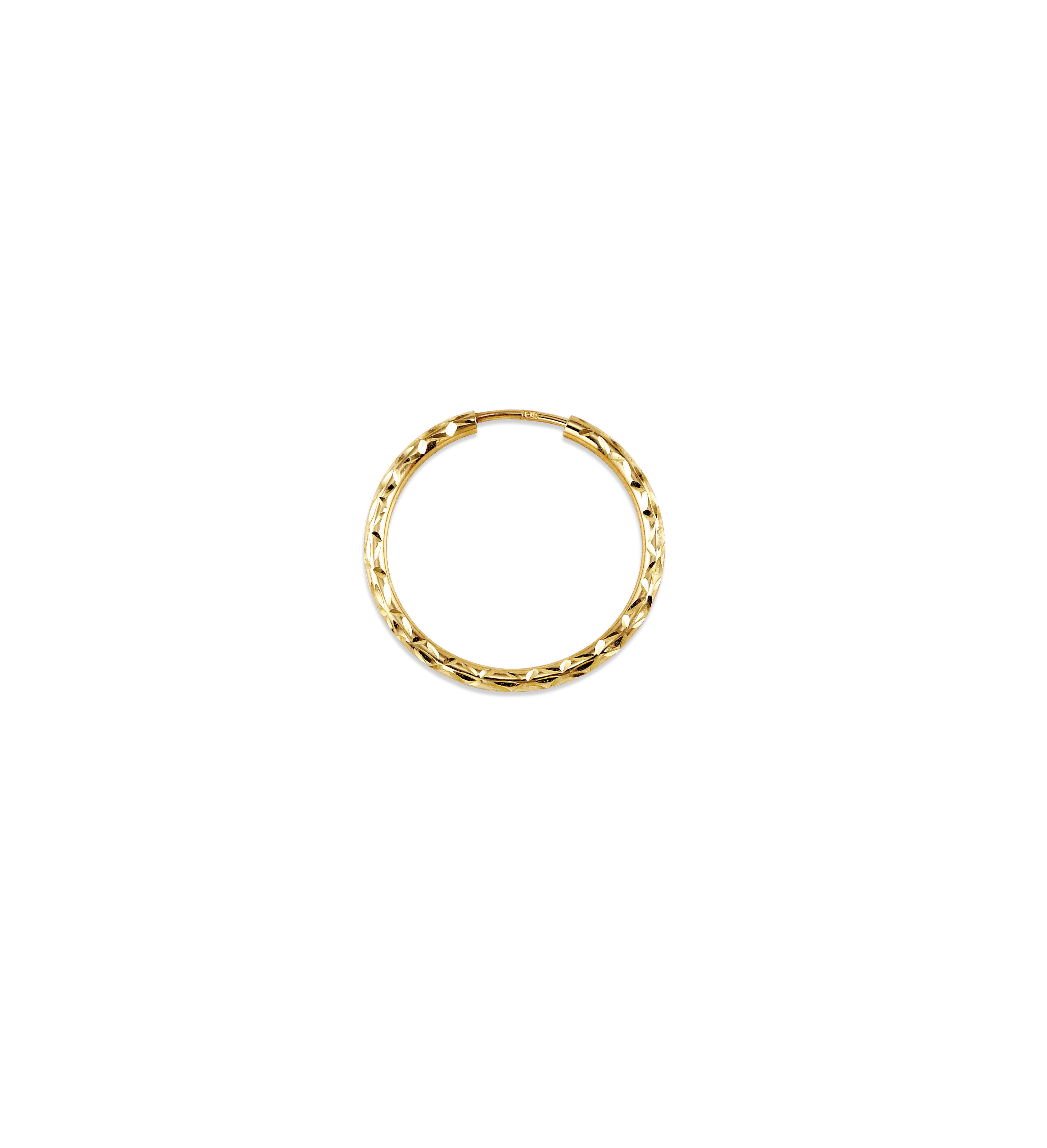 10kt Gold Bella Dazzle Hoops