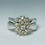 Thumbnail: 10kt Gold Diamond Cluster Ring Set