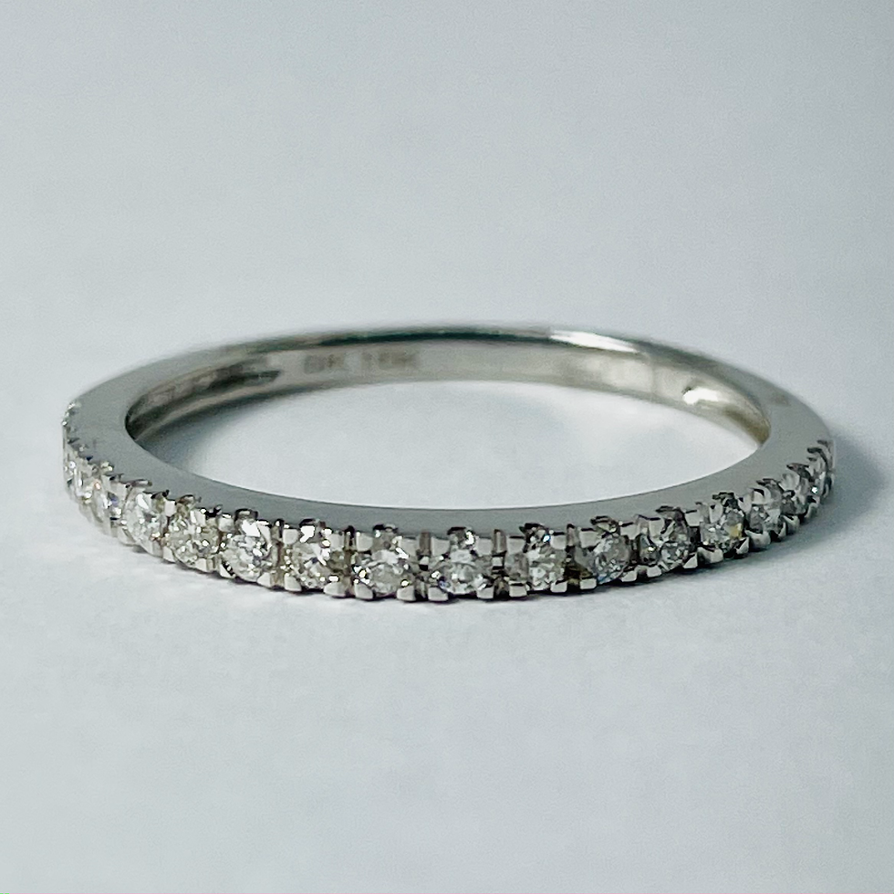 Thumbnail: 10kt White Gold 1.00ctw Diamond Engagement Set