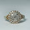 Thumbnail: 10kt White & Rose Gold 1.00ctw Diamond Engagement Ring