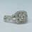 Thumbnail: 14kt White Gold 1.00ctw Diamond Engagement Ring Set