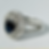 Thumbnail: 14kt White Gold Blue Sapphire & Diamond Ring