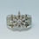 Thumbnail: 14kt White Gold 1.00ctw Cluster Diamond Ring