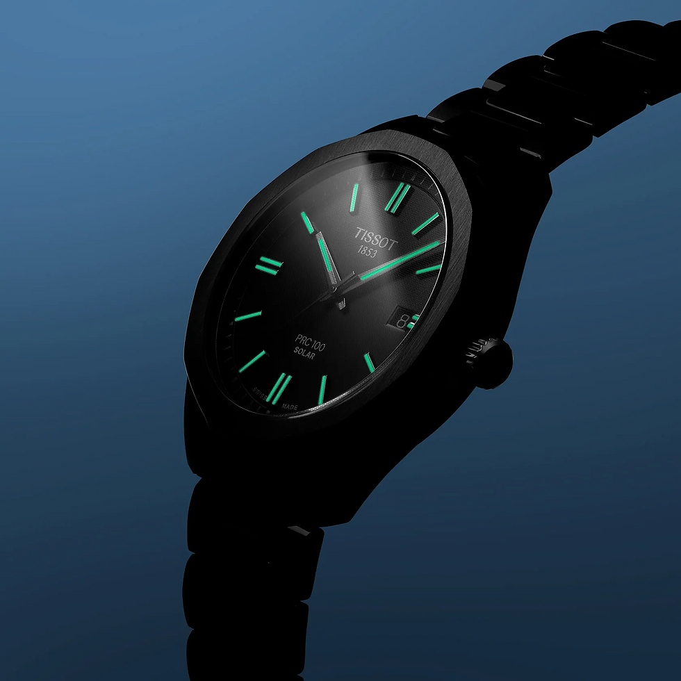 Thumbnail: TISSOT PRC 100 SOLAR QUARTZ 39MM