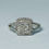 Thumbnail: 10kt White Gold Diamond Halo Engagement Ring