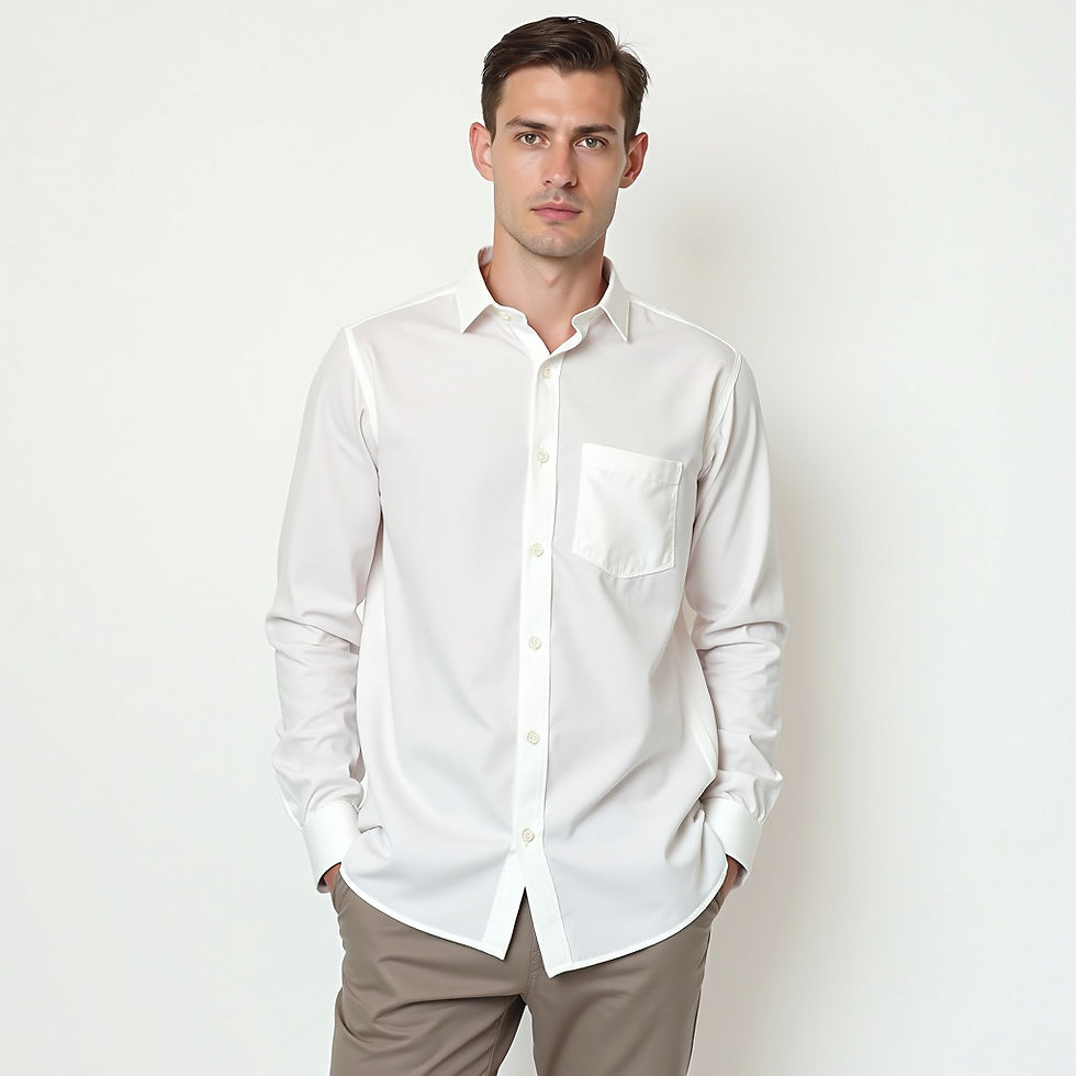 Camisa Oxford Minimalista