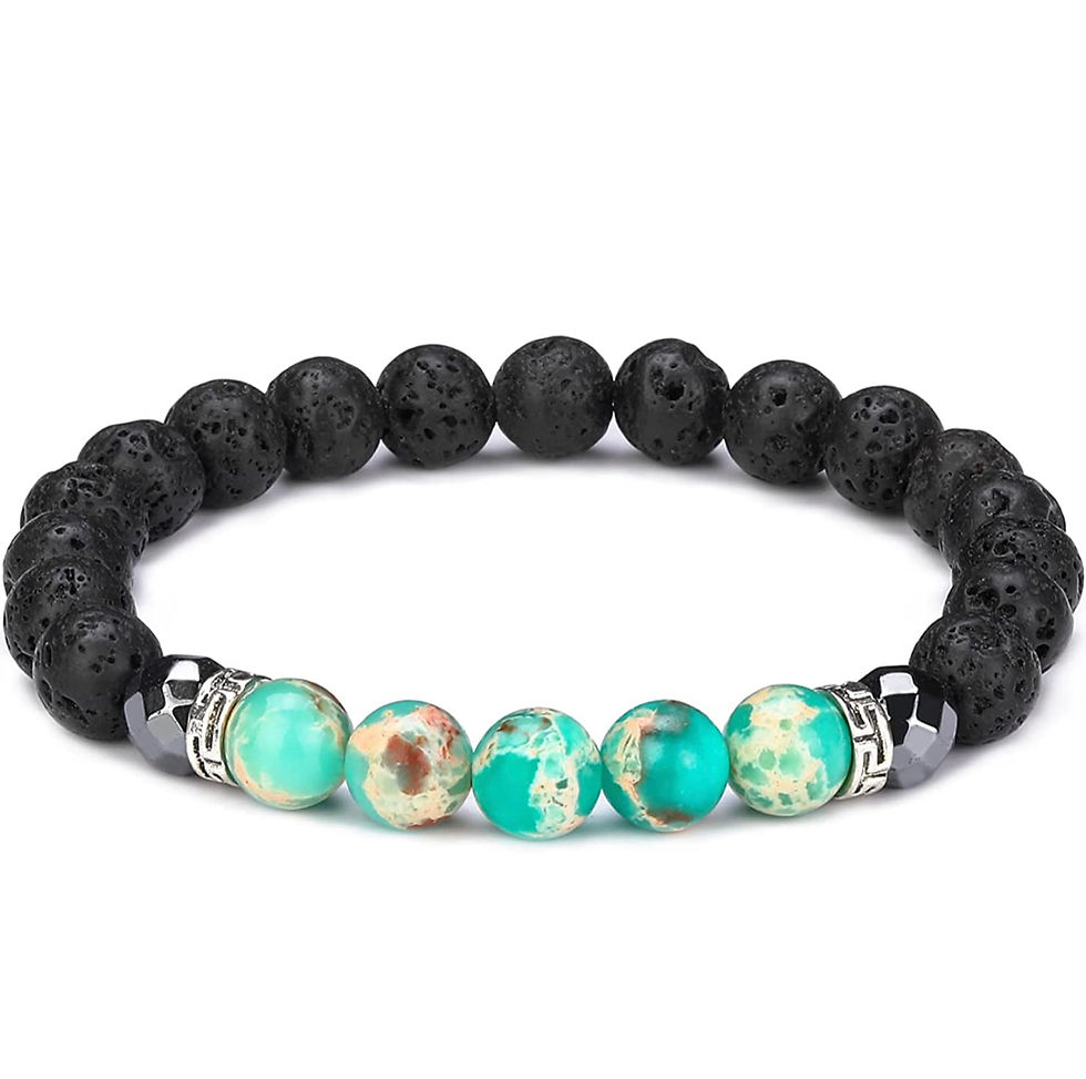 Miniatura: Lava rock essential oil bracelet /Aromatherapy/ Chakra Healing
