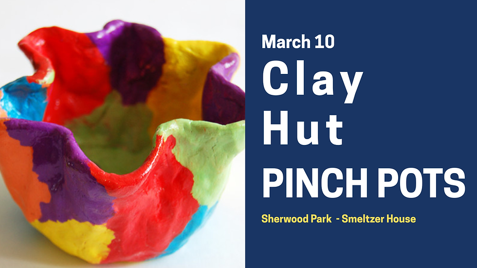 Clay Hut Pinch Pots at Smeltzer House