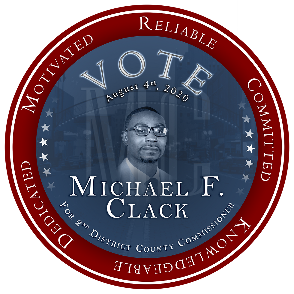 Political Car Door Sticker - M. F