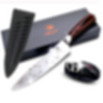 Premium Stainless Steel Blade|Safety Sheath|Manual Sharpener|All Gift Boxed