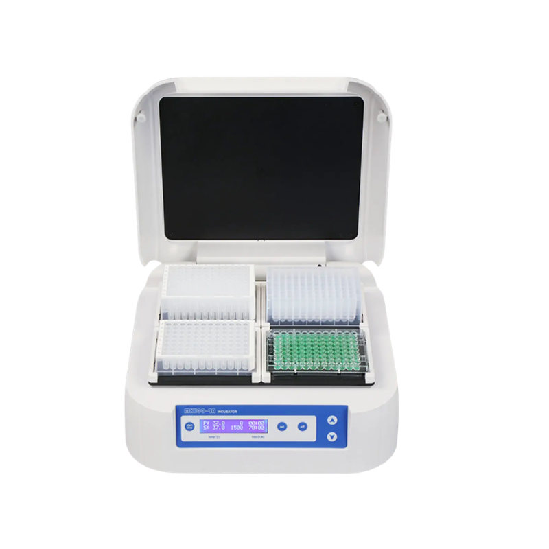 Vista Abierta Termoagitador ALLSHENG MB100-4A para Microplacas