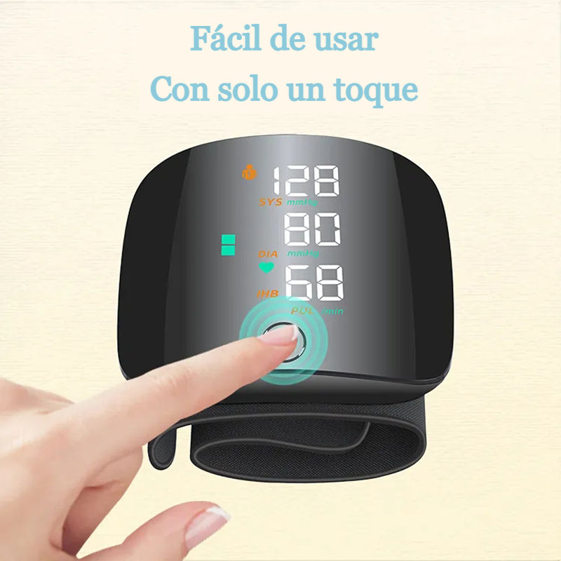 Miniatura: Monitor de presión arterial recargable, 2 usuarios, tonómetro médico, manguit